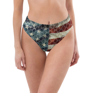 Girls with Guns Liberty Bikini Bottoms in American Flag pattern.